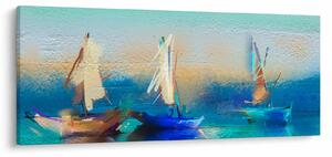 Obraz - Obraz krajiny, maľba (120x50 cm)