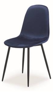 Jedálenská stolička FUX námornícka modrá/čierna