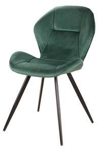 Jedálenská stolička GANGIR zelená/čierna