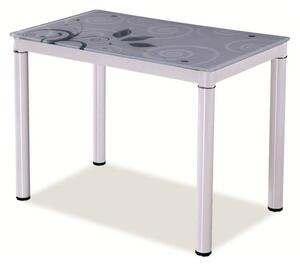 Jedálenský stôl DOMOR biela, 100x60 cm