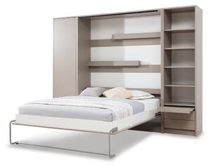 Regál Modern Loft R ku vertikálnej sklápacej posteli 60 cm - congo / kašmírová