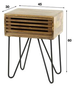 Nočný stolík 23-89 Tweak Drevo Mango-Komfort-nábytok