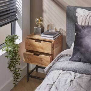 Nočný stolík 21-30 Flat Drevo Acacia-Komfort-nábytok