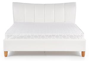 Čalúnená posteľ Sandy 160x200 - biela