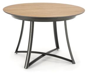 Stôl rozkládací Moretti - Dub prírodné / Popolový, Nohy - Antracytová