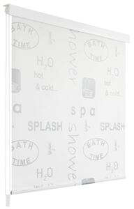 Sprchová roleta, 100x240 cm, vzor slov