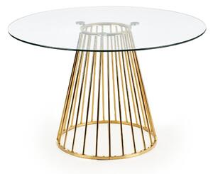Stôl Liverpool - Transparentný / zlaté