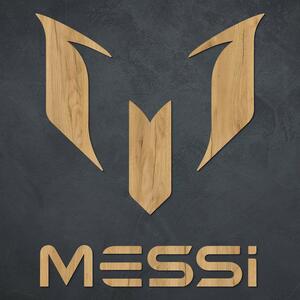 DUBLEZ | Drevené logo futbalistu - Messi
