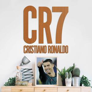 DUBLEZ | Drevený obraz loga - CR7 Cristiano Ronaldo