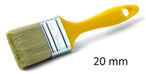 Štetec MERCATO M, žltý 20mm, na vodou a riedidlom riediteľné farby, Schuller, 72341