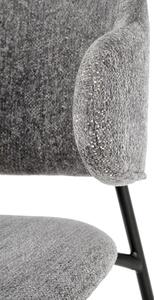 Jedálenská stolička SCK-497 sivá/čierna