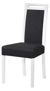 Jedálenská stolička ROSA 5 biela/čierna