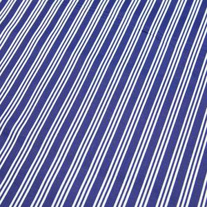 Metráž Bavlna vzorovaná - Prúžok trojitý - Modrá