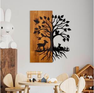Asir Nástenná dekorácia 46x58 cm strom drevo/kov AS1647 + záruka 3 roky zadarmo
