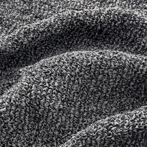 Bielastické poťahy VITTORIA šedá taburetka (40 x 40 x 40 cm)