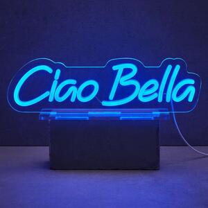NEON VIBES LED Neonové svetlo s USB "Ciao Bella"