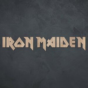 DUBLEZ | Drevené logo - Iron Maiden