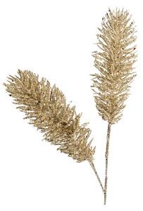 Vianočná dekorácia 44 x 13 cm champagne
