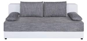 ROZKLADACIA POHOVKA, textil, kompozitné drevo, sivá, biela P & B - Sedačky, Online Only
