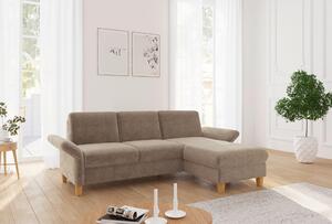 ROHOVÁ SEDAČKA, textil, svetlohnedá Sit & More - Sedačky, Online Only