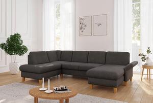 SEDACIA SÚPRAVA, textil, grafitová Sit & More - Sedačky, Online Only