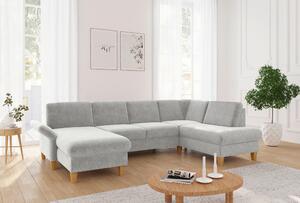 SEDACIA SÚPRAVA, textil, svetlosivá Sit & More - Sedačky, Online Only