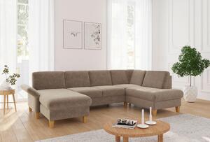 SEDACIA SÚPRAVA, textil, svetlohnedá Sit & More - Sedačky, Online Only