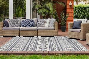VONKAJŠÍ KOBEREC, 80/150 cm antracitová, krémová - Online Only bytové doplnky, Online Only