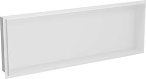 Mexen X-Wall-NR, polička na zapustenie pod obklad bez goliera 90 x 30 cm, biela, 1921903010