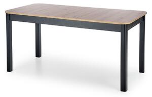 Rozkladací stôl 160x80 Flugro - Dub artisan / Čierny