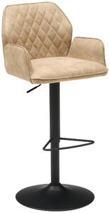 BAROVÁ STOLIČKA, čierna, béžová MID.YOU - Barový nábytok, Online Only