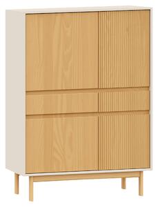 VYSOKÁ KOMODA, pínia, farba pínie, kašmírová, 102/136/42 cm Livetastic - Komody, Online Only
