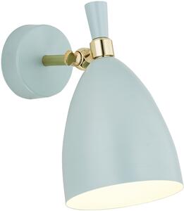 Argon Charlotte nástenná lampa 1x15 W mosadzná-modrá 4700