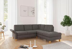 ROHOVÁ SEDAČKA, textil, grafitová Sit & More - Sedačky, Online Only