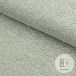 Metráž Tričkovina jednofarebná - Sivá melír 8%