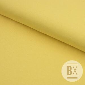 Metráž Tričkovina s lycrou - Žltá horčicová svetlá