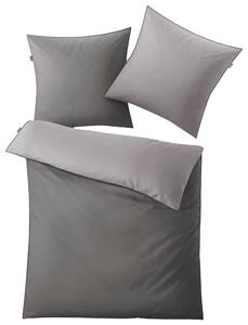 OBOJSTRANNÁ POSTEĽNÁ BIELIZEŇ, makosatén, sivá, 135/200 cm Kleine Wolke - Online Only bytové doplnky, Online Only