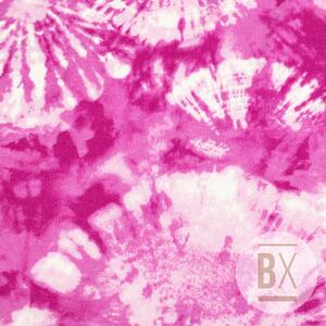 Metráž Tričkovina viskóza - Batika ružová magenta