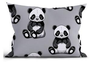 Bavlnená obliečka na vankúš Renforcé 40 × 60 cm - Panda