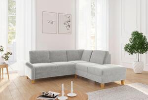 ROHOVÁ SEDAČKA, textil, svetlosivá Sit & More - Sedačky, Online Only