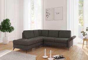 ROHOVÁ SEDAČKA, textil, grafitová Sit & More - Sedačky, Online Only