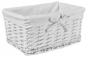 TZB Prútený košík 30x20x15 – biely