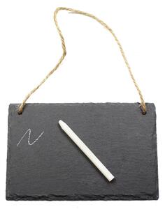 TABUĽA NA PÍSANIE KRIEDOU, kameň, 10/15 cm Ambia Home - Korkové nástenky & magnetické tabule