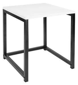 TEMPO Set 3 konferenčných stolíkov, biela matná/čierna, KASTLER NEW TYP 3