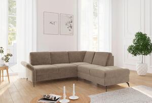 ROHOVÁ SEDAČKA, textil, svetlohnedá Sit & More - Sedačky, Online Only
