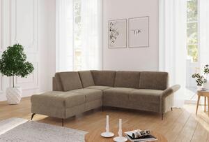 ROHOVÁ SEDAČKA, textil, svetlohnedá Sit & More - Sedačky, Online Only