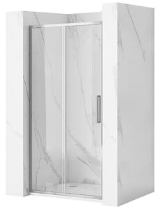 Rea Rapid Slide, posuvné sprchové dvere 1000 x 1950 mm, 6mm číre sklo, chrómový profil, REA-K5600