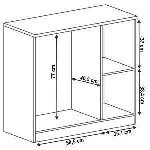 Komoda, dub lefkas, TEDY TYP T22