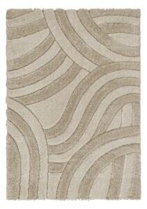 Béžový ručne tkaný koberec z recyklovaných vlákien 120x170 cm Velvet – Flair Rugs