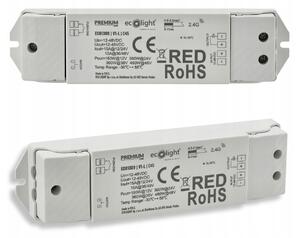Stmievač LED pásikov rf mono 12v 24v 15a wave controller
